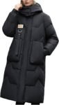 Black Long Puffer Jacket Womens