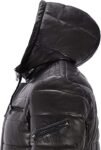 Leather Puffer Jacket