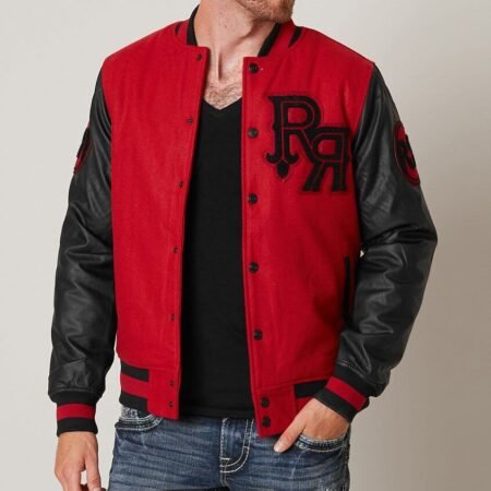 Varsity Jacket Red And Black
