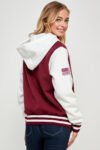 Varsity Jacket With Hood