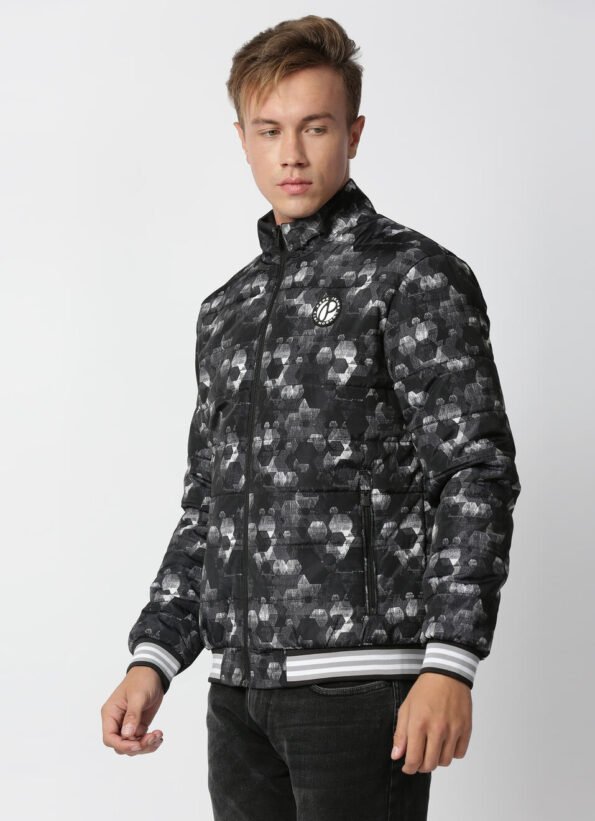 Printed Puffer Jacket