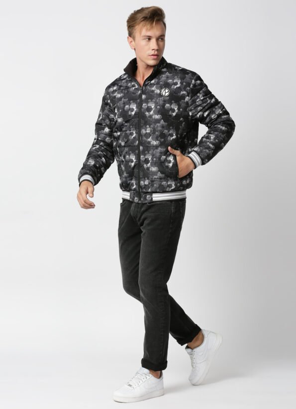 Printed Puffer Jacket