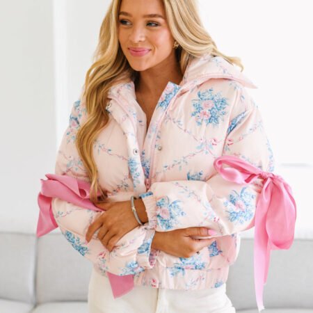 Floral Puffer Jacket