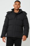 Puffer Jacket Detachable Hood