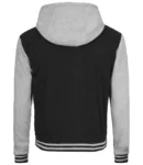 Black And Grey Varsity Jacket