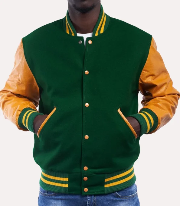 Green And Yellow Varsity Jacket