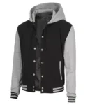Black And Grey Varsity Jacket