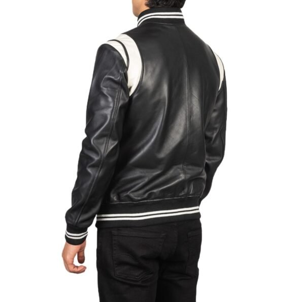 Men Leather Varsity Jacket