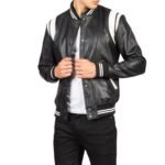 Men Leather Varsity Jacket