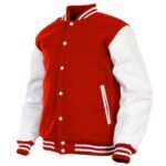 White Red Varsity Jackets