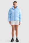 Pale Blue Puffer Jacket