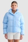 Pale Blue Puffer Jacket