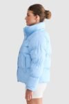 Pale Blue Puffer Jacket