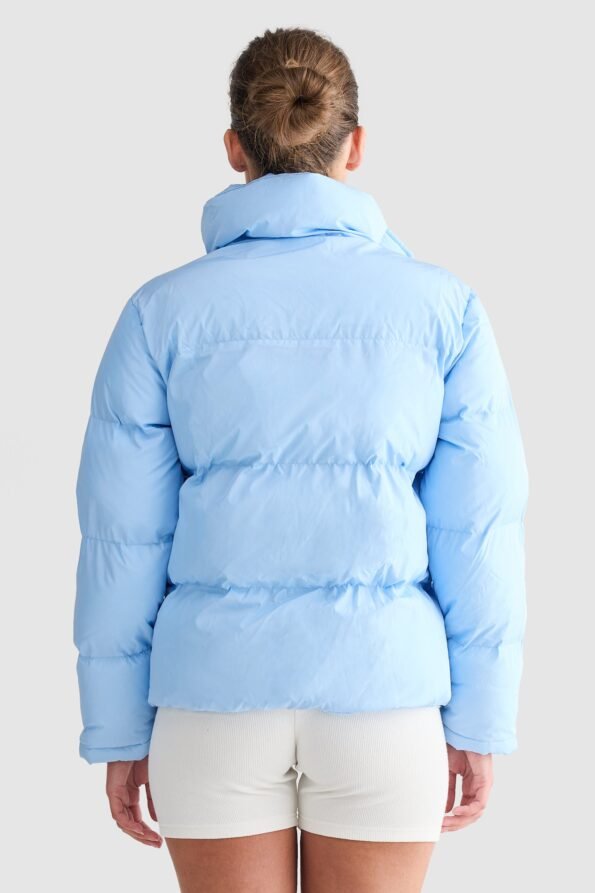 Pale Blue Puffer Jacket