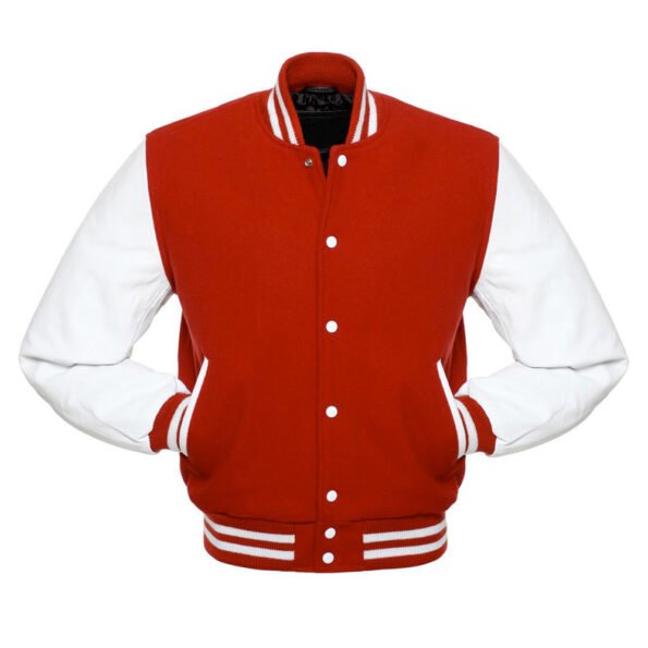 White Red Varsity Jackets