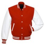 White Red Varsity Jackets