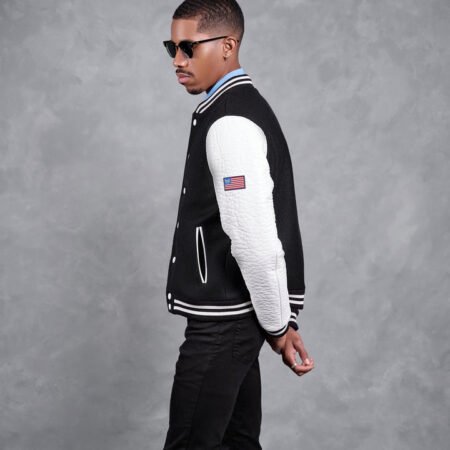 Black And White Varsity Jacket