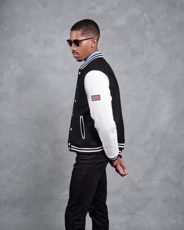 Black And White Varsity Jacket
