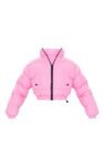 Cropped Puffer Jacket Pink