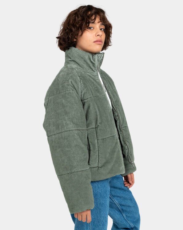 Cord Puffer Jacket