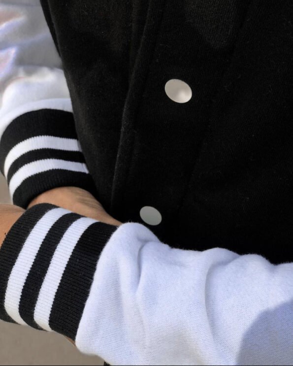 Black White Varsity Jacket