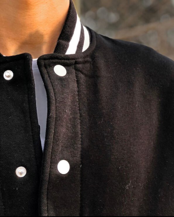 Black White Varsity Jacket