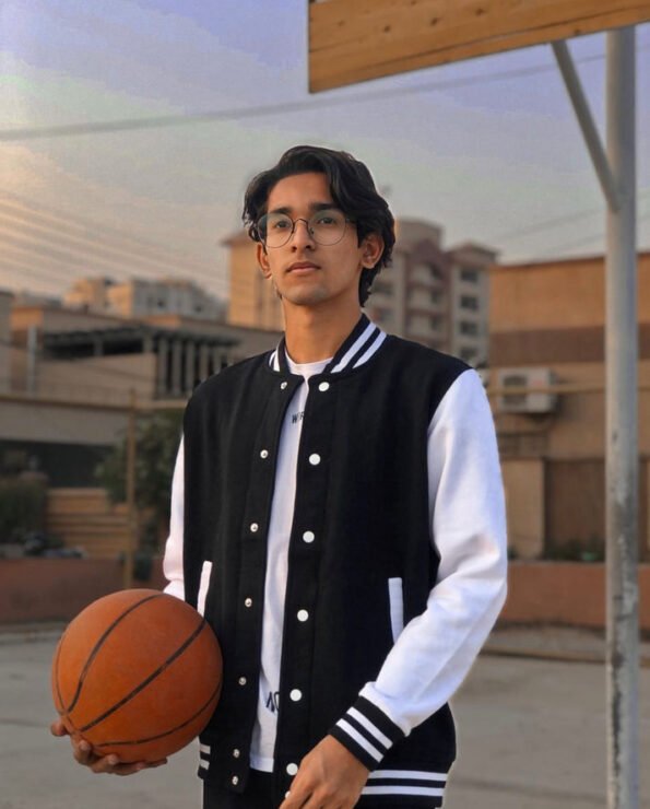 Black White Varsity Jacket