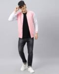 Pink Varsity Jacket Mens