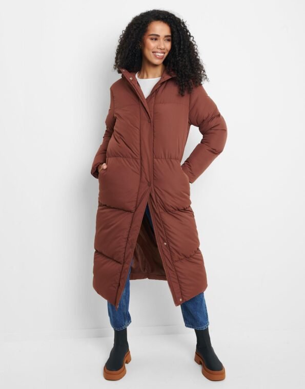 Jodie Quilted Puffer Maxi Jacket