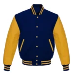 Yellow Blue Varsity Jacket