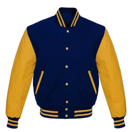 Yellow Blue Varsity Jacket