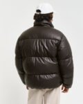 Men’s Puffer Leather Jacket