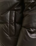 Men’s Puffer Leather Jacket