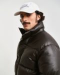 Men’s Puffer Leather Jacket