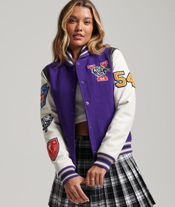 Varsity Purple Jacket