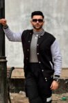 Black And Gray Varsity Jacket