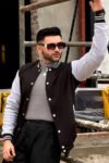 Black And Gray Varsity Jacket