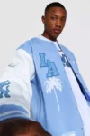 Light Mens Blue Varsity Jackets