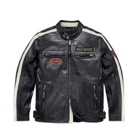 Harley-Davidson Mens Command Mid-Weight Leather Jacket