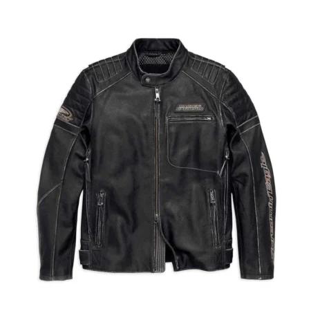 Harley-Davidson Mens Screamin Eagle Leather Jacket