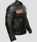 Men’s Harley Davidson cruiser leather jacket