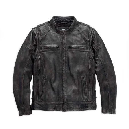 Harley-Davidson Men’s Dauntless Convertible Leather Jacket