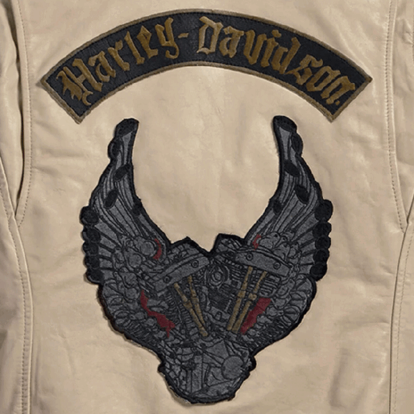 Harley-Davidson Womens Nataliya Leather Biker Jacket